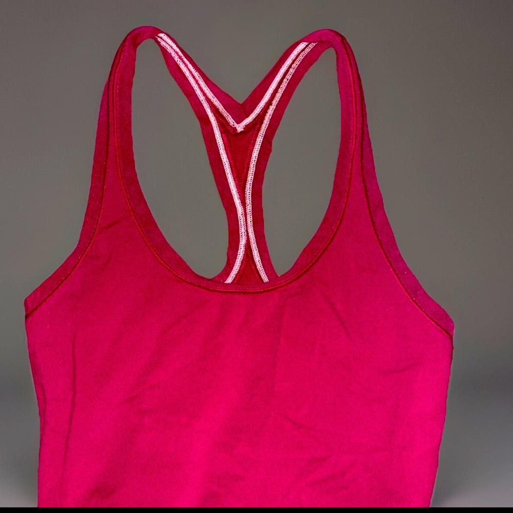 Lululemon Mesh Cool Racerback Shine On Berry Rumble EUC HTF - Picture 9 of 9